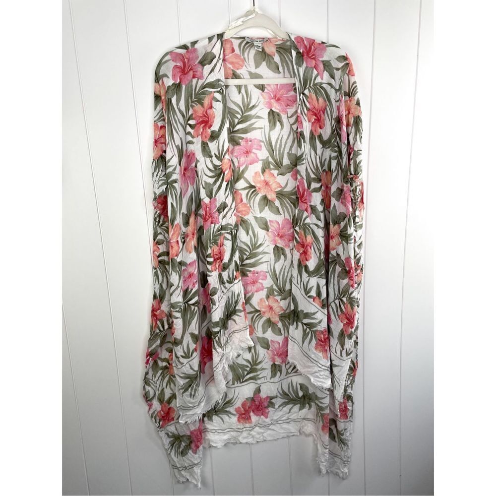 American Eagle AE Floral Chiffon Kimono Swim Coverup‎ Womens OS